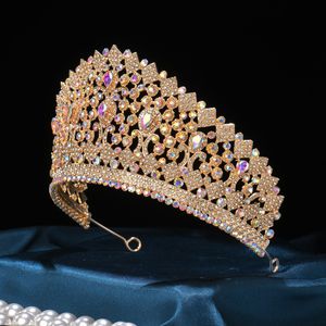 Coronas de Novia Hechas a Mano con Cristales y Pedrería, Estilo Europeo Vintage de Lujo, Chapadas en Plata y Aleación, Personalizadas - Product Image 4