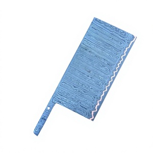 ใบมีดเปล่าสำหรับมีดเชฟ ทำจากเหล็กดามัสกัสทองแดง |   คู-ไม ซานไม - Product Image 1