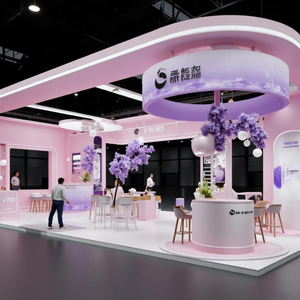 Stand de Exhibición de Madera Personalizado para Ferias Comerciales, de Construcción Rápida en 30 Minutos, Tamaño Personalizado - Product Image 1