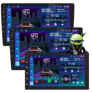 Autoradio 9 pouces avec microphone, autoradio stéréo, Carplay, autoradio Android avec caméra - Product Image 1