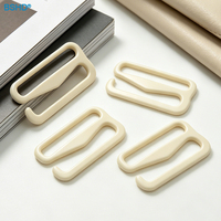 Hebilla Deslizante de Aleación de Zinc Pintada en Blanco Crema con Cierre de Gancho en G, Entrega Rápida y Personalizada, para Accesorios de Ropa Interior y Sujetadores de Lactancia