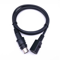 Kabel Ekstensi Audio MIDI 8Pin Jantan Betina 30m USB AUX Stereo PVC untuk Keyboard Gitar Monitor Speaker Penggunaan Rumah