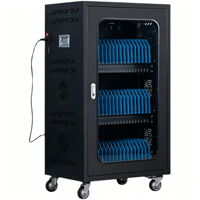 Armoire de recharge centralisée pour tablettes avec ports USB, casier de rangement pour salles de classe pour iPad, téléphones portables et tablettes