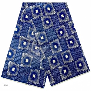 Uni wax Africain Tissus Modèle <span class=keywords><strong>pagne</strong></span> Africain Wax Imprimé Ankara Africain Wax Coton Tissu Imprimé Pour désherber les vêtements - Product Image 2