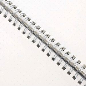 Custom Pattern Spiral Personalized Leather Cover A5 Organizer/<b>Planner</b> <b>Notebook</b> with Custom Color and 60 Sheets - Product Image 3