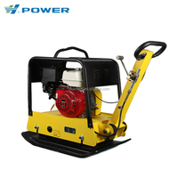 Compacteur à plaques réversible pour moteur à essence diesel personnalisé OEM Machines routières 38KN Compacteur à plaques manuel compact pour le sol