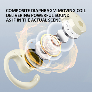 X05 개방형 무선 헤드폰 헤드폰 편안한 착용을 위한 피부 친화적인 이어 루프 스포츠 무선 헤드폰 자유롭게 듣기 - Product Image 4