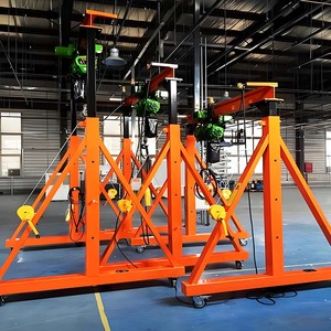 เครนยกของแบบเคลื่อนที่ได้ ไม่ใช้ราง  สำหรับยกเครื่องยนต์ยานยนต์หรือของหนัก 2500กก.-5000กก.  แบบไฟฟ้า - Product Image 4