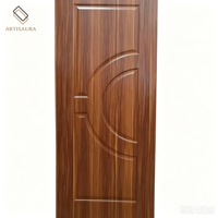 Revêtements de porte en papier mélaminé à grain de bois, panneaux stratifiés MDF HDF, feuilles de placage, résistants à l'humidité, insonorisés, pour supermarchés et appartements