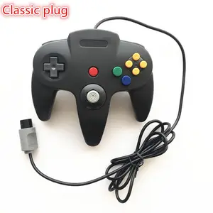 Kotak warna ritel berbagai warna berkabel klasik dan usb plug n64 controller