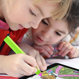 Stylo de dessin d'écriture lisse pour enfants respectueux de l'environnement pour <span class=keywords><strong>iPad</strong></span> Samsung Tab Surface écran tactile en plastique Silicone - Product Image 3