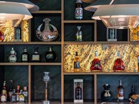 SH STONE Ardoise Naturelle 1-2mm Mur Translucide Plaques de Placage en Marbre Ultra Fines Flexibles pour Décoration Intérieure