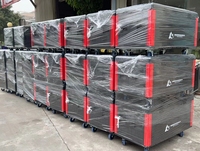 Flight case en plastique pour amplificateur, personnalisable en usine, avec écran LED, pour rack d'amplificateur et batterie