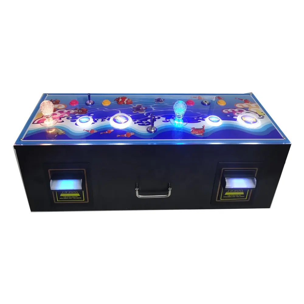 Instalar sua tela portátil console de jogos de peixes 28 em 1 máquina de jogo jogo de peixes/26 em 1 jogo de peixes/dois jogos de peixes para 2 jogadores