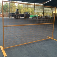 Grille de clôture temporaire pour chantier de construction extérieur 6x10 pieds, cadre en fer galvanisé, écologique, imperméable, durable, traité thermiquement