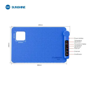 SUNSHINE LS3 Plus 17 pollici schermo LCD separatore intelligente Pad di riscaldamento con controllo della temperatura per la riparazione <span class=keywords><strong>Tablet</strong></span> del telefono cellulare - Product Image 1