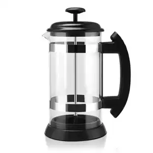 kaffee maker maschine sieb Suppliers-French Press Pot Tee tasse Maschine Kaffee maschinen Tragbare wieder verwendbare Boro silikat glas 1000ml Transparente DIY Tee Kaffee herstellung