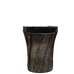 Évier sur pied en céramique <span class=keywords><strong>de</strong></span> style moderne Lavabo extérieur monotrou sur pied pour cour balcon hôtel Égouttoir intégré - Product Image 5