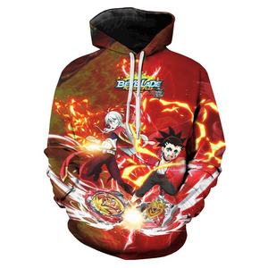 Beyblade Burst 3D พิมพ์ Hoodies สำหรับชายญี่ปุ่นอะนิเมะ3D การพิมพ์ Hoodies จากผู้ชายร้อน Cool แฟชั่น Pullover - Product Image 5
