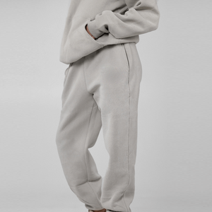 Pantalon de jogging en coton et polyester confortable pour femme Pantalon de survêtement d'hiver surdimensionné en éponge française lourd - Product Image 1