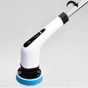 Spazzola Elettrica Rotante Senza Fili 9 in 1 Sunshine Household con Manico Lungo e 8 Spazzole in Spugna Sostituibili per la Pulizia della Casa - Product Image 2