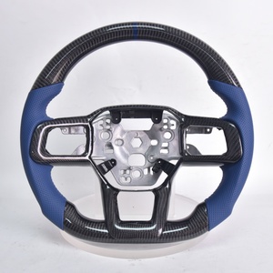 Volante de Carreras Personalizado de Fibra de Carbono Real para <span class=keywords><strong>Ford</strong></span> <span class=keywords><strong>Mustang</strong></span> 2024 2025 S650 GT Dark Horse, Accesorios para Automóviles - Product Image 1