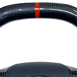 Volant <span class=keywords><strong>sport</strong></span> en cuir et fibre de carbone personnalisé pour Mustang Focus ST <span class=keywords><strong>Fiesta</strong></span> Mk2/<span class=keywords><strong>Mk3</strong></span> Ranger Raptor - JHR TUNING - Product Image 3
