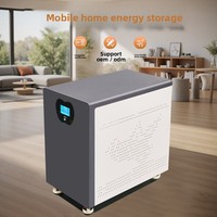 Batterie de stockage d'énergie au phosphate de fer et de lithium de 15 heures d'autonomie, armoire mobile pour stockage d'énergie domestique d'urgence, protection contre les surcharges