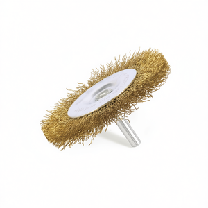 TTAKE Wire Brush With Shank 40x5 Mm Stainless Steel <b>Abrasive</b> Tool For Metal Polishing - Product Image 2