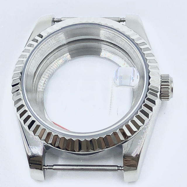 36mm 39mm Glass case Substitute Seik NH35/NH36/NH38 Movement case Band Strap Dial Sapphire Glass Watch Parts