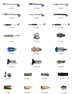 Europäische typ drei-in-eine schnell stecker vernickelt pneumatische stecker koppler joint 1/4 1/2 3/8 für PU NA luft schlauch schläuche - Product Image 6