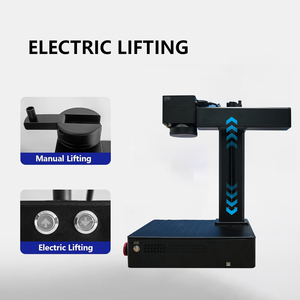 Machine de marquage et de gravure au <span class=keywords><strong>laser</strong></span> à fibre portable 50W pour métal/non-métal, prenant en charge les formats AI/DXF/DWG, marquage profond CNC - Product Image 3