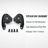 Plaque de base de remplacement pour mécanisme de visière de casque HJ-34P pour casque HJC C10 I30 avec vis