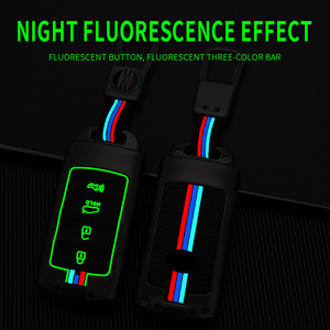 Étui de protection pour clé de voiture en alliage de zinc et gel de silice pour <span class=keywords><strong>KIA</strong></span> <span class=keywords><strong>Sportage</strong></span> R KN-07 Sorento Cadenza K7 K3 K5 <span class=keywords><strong>Porte</strong></span>-clés <span class=keywords><strong>Porte</strong></span>-clés Sac - Product Image 3