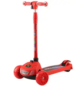 chico recargable scooter Suppliers-Patinete eléctrico plegable para niños, batería recargable de 24V, nuevo diseño, venta al por mayor, 2021
