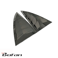 Look de carbone de persienne de fenêtre latérale de style quart de haute qualité pour Tesla Model Y 2021 +
