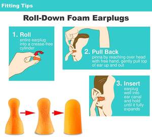 ترقية سوبر لينة سدادات أذن للاستحمام مقاس واحد يناسب كل مرتديها مريحة الأذن المقابس للنوم - Product Image 3