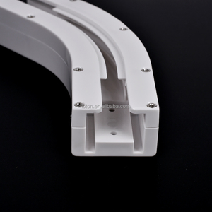 <span class=keywords><strong>Rail</strong></span> de rideau électrique en plastique ABS pour fenêtres d'angle, <span class=keywords><strong>rail</strong></span> courbé à 90 et 135 degrés pour <span class=keywords><strong>rideaux</strong></span> <span class=keywords><strong>coulissants</strong></span> - Product Image 3