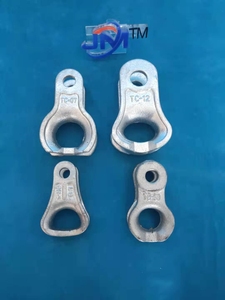 <span class=keywords><strong>Anneau</strong></span> en forme de cœur, <span class=keywords><strong>Anneau</strong></span> intégré TC-7, Collier de tension en U galvanisé à chaud, Connecteur de suspension à tête en coupelle pour matériel électrique - Product Image 6