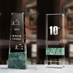 Ligue de personnalisation en gros d'usine, Trophée Trophée de marbre Bases Crystal Award/ - Product Image 5