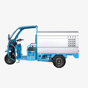 รถบรรทุกขยะสแตนเลสแบบเปิด รุ่น <span class=keywords><strong>BBW</strong></span> 600L Volume King 60v  สามล้อไฟฟ้าสำหรับงานสุขาภิบาลในเมือง - Product Image 4