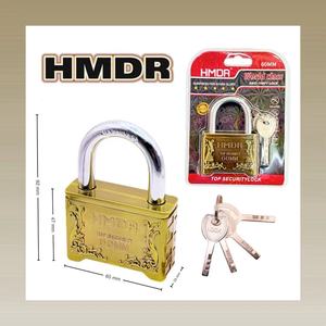Serrure de porte extérieure en alliage de zinc massif antirouille Cadenas antivol Type Mindy avec clé pour armoires de dortoir et d'entrepôt - Product Image 2