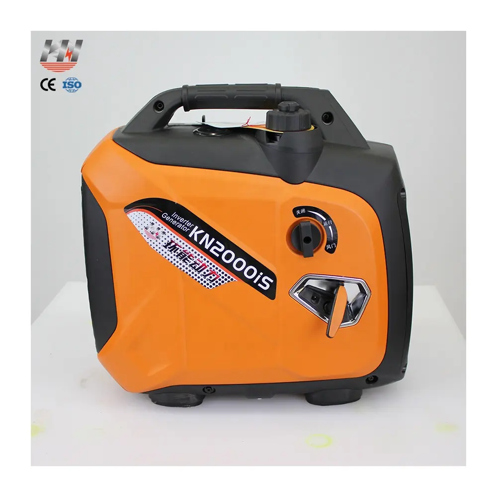 Piccolo 2000 W potenza 2000 Watt Inverter 4kW Gerador per campeggio/silenzioso Mini impianto elettrico 2400W generatore di benzina portatile