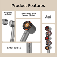 Pengering Rambut Profesional AI Smart 2026 1600W Ionik Kecepatan Tinggi BLDC dengan Desain Ringkas untuk Penggunaan di Rumah & Hotel