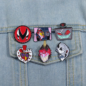 Épinglette en émail Area Devil, style punk gothique, broche, badge de revers, bijoux, cadeau pour enfants et amis, vente en gros - Product Image 1