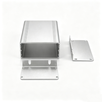 Boîtier de distribution en aluminium extrudé sur mesure avec usinage CNC, indice de protection IP30, couleurs et dimensions personnalisées pour contrôleur de carte de circuit imprimé