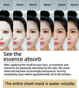 <span class=keywords><strong>Masque</strong></span> facial en tissu Y347 OEM coréen, bio-collagène absorbable, gel anti-âge transparent effet glace, matière de <span class=keywords><strong>masque</strong></span> facial - Product Image 3