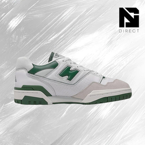 New Balance 550 'White Green' Retro Lace-up Round Toe Sneakers Lightweight Walking Running Shoes - Product Image 3