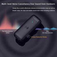 Système de microphone double à col rabattable intégré J13, entrées Lightning et USB-C et étui de batterie, adapté aux smartphones/