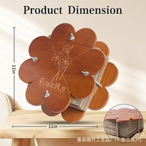Wooden Flower Pressing Board 8 <b>Petal</b> Detachable Set For <b>Dried</b> Flower Craft Making - Product Image 1